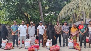 সেন্টমার্টিনে অসহায় জেলে পরিবারের পাশে তারেক রহমান