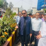 ওয়াসা থেকে আলমাস মোড়ের সৌন্দর্যবর্ধন উদ্বোধন করলেন মেয়র ডা. শাহাদাত