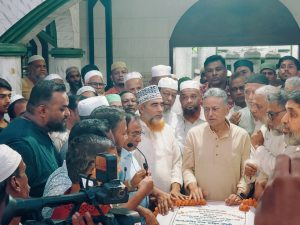 ৩৭ নম্বর ওয়ার্ড উত্তর মধ্যম হালিশহর সংলগ্ন এলাকার বিভিন্ন উন্নয়ন কার্যক্রম পরিদর্শন অর্থমন্ত্রী