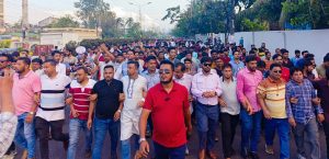 বর্তমানে দেশের বাইরে থেকে নিষিদ্ধ সংগঠনের লোকজন দেশ বিরোধী ষড়যন্ত্রে লিপ্ত আছে:-নাহিদ